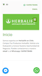 Mobile Screenshot of nutricionycontroldepeso.cl